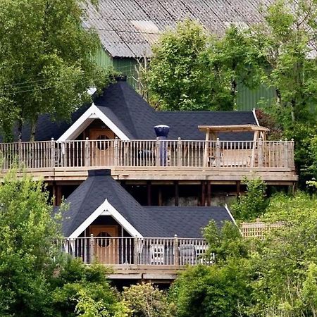 Ein Trysor Cudd Cabin Pont Sticill Exterior foto